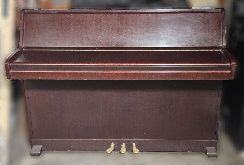 Piano ocasió SCHIMMEL 108 caoba setinat