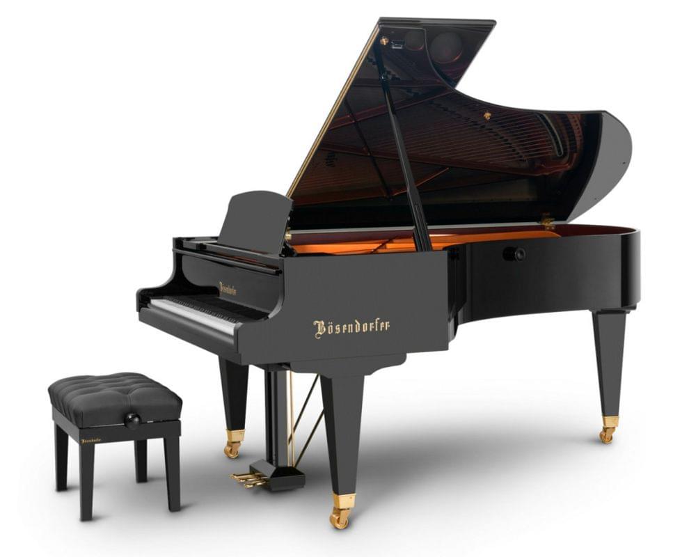 Imagen piano de cola BÖSENDORFER modelo estándar 225 color negro