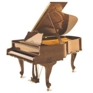 Imagen piano de cola GROTRIAN modelo especial 192 cabinet Rokoko nogal pulido