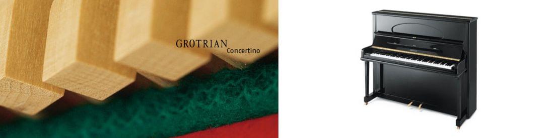 Imagen piano vertical GROTRIAN modelo Concertino 