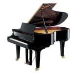 Imagen piano de cola YAMAHA premium CF Series. Modelo CF4 color negro pulido
