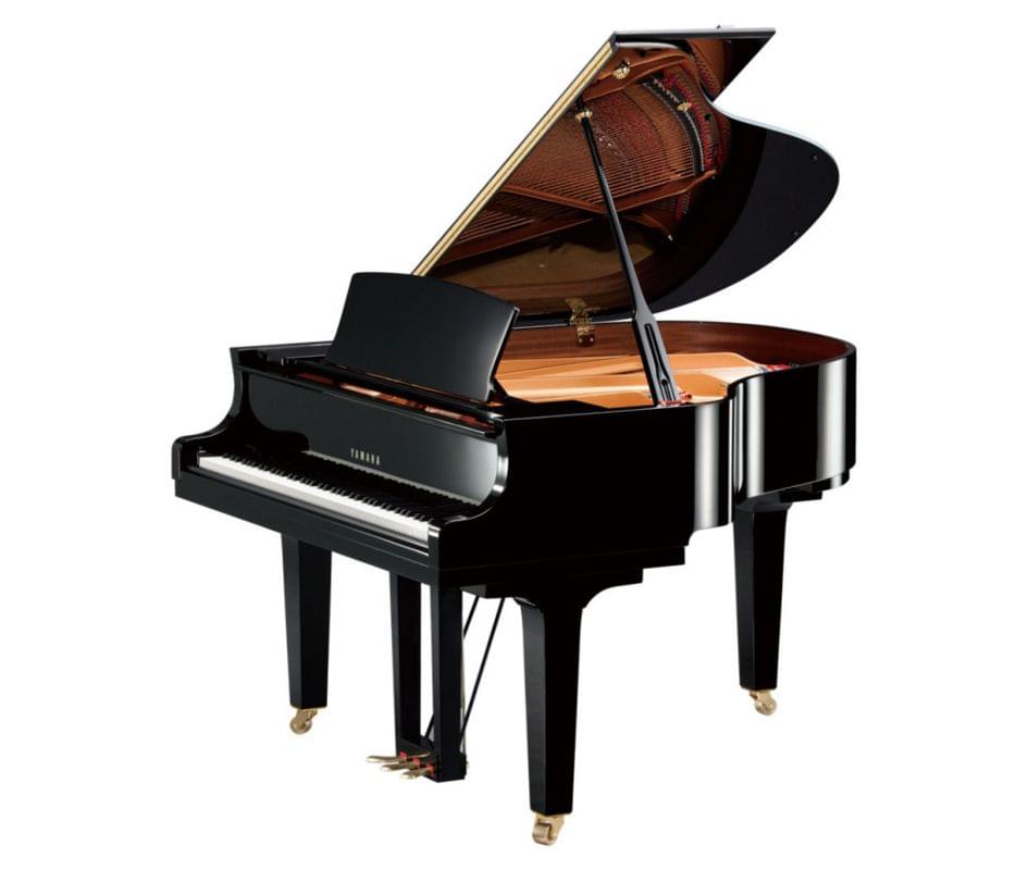 Imagen piano de cola YAMAHA CX Series. Modelo C1X color negro pulido