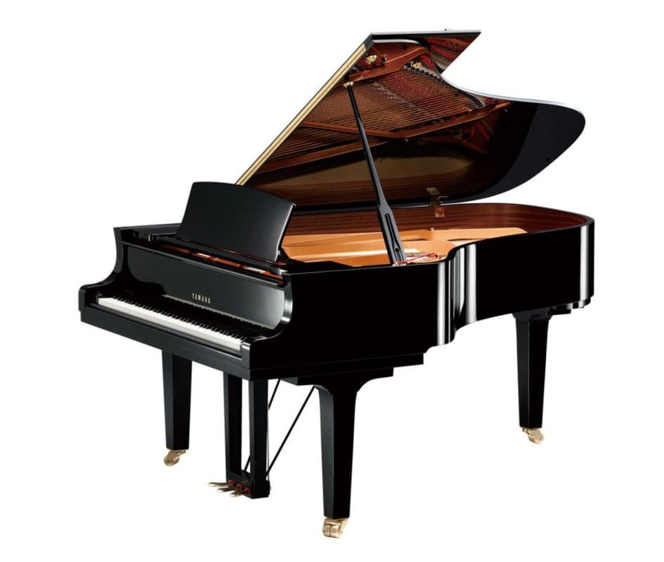 Imagen piano de cola YAMAHA CX Series. Modelo C6X color negro pulido