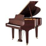 Imagen piano de cola YAMAHA serie estudio. Modelo GB1 color nogal pulido