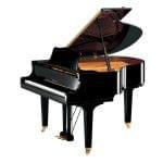 Imagen piano de cola YAMAHA serie estudio. Modelo GC1 color negro pulido