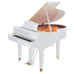 Imagen piano de cola YAMAHA serie estudio. Modelo GC2 color blanco pulido