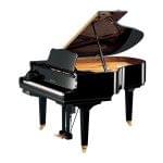 Imagen piano de cola YAMAHA serie estudio. Modelo GC2 sistema DISKLAVIER