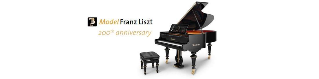 Imagen piano de cola BÖSENDORFER edición limitada aniversario Franz Liszt 