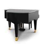 Imagen piano de cola BÖSENDORFER modelo 185 vista posterior cerrado