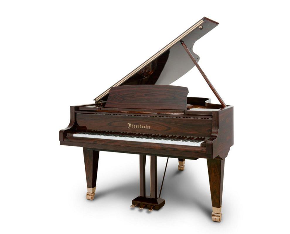 Imagen piano de cola BÖSENDORFER modelo estándar 200 color nogal