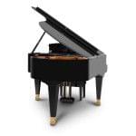 Imagen piano de cola BÖSENDORFER modelo 200 vista posterior