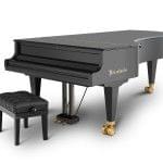 Imagen piano de cola BÖSENDORFER modelo 280 cerrado con banqueta