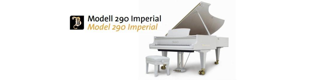 Imagen piano de cola BÖSENDORFER modelo 290 Imperial blanco 