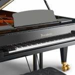 Imagen piano de cola BÖSENDORFER modelo 290 Imperial detalle teclado