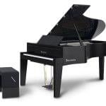 Imagen piano de cola BÖSENDORFER modelo diseño Edge con banqueta