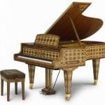 Imagen piano de cola BÖSENDORFER modelo diseño Marquis con banqueta