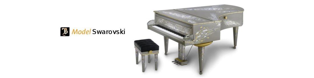 Imagen piano de cola BÖSENDORFER modelo de diseño Swarovski 