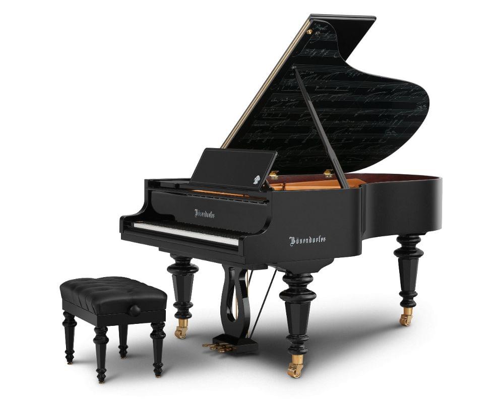 Imagen piano de cola BÖSENDORFER modelo especial Beethoven con banqueta