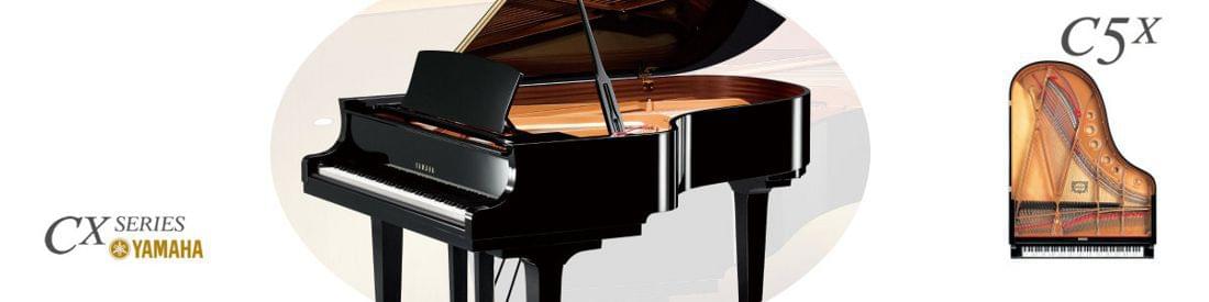  Imagen piano de cola YAMAHA CX Series. Modelo C5X  color negro pulido