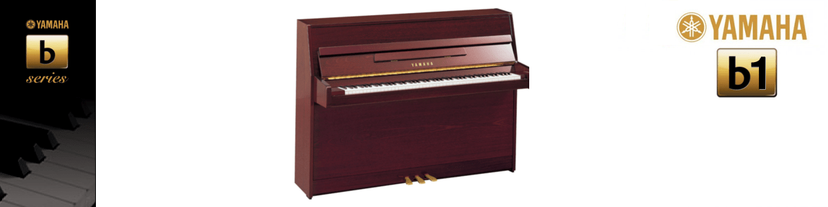 Imagen piano vertical YAMAHA. B Series modelo B1 color caoba