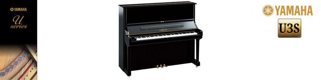 Imagen piano vertical YAMAHA. U Series modelo U3S color negro pulido