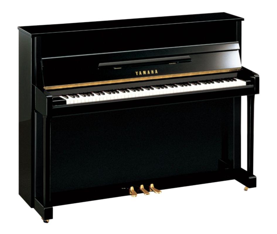 Imagen piano vertical YAMAHA. B Series model B2 color negro pulido