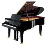 Imagen piano de cola YAMAHA premium CF Series. Model CF6 color negro pulido