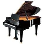 Imagen piano de cola YAMAHA CX Series. Model C3X color negro pulido sistema SILENT