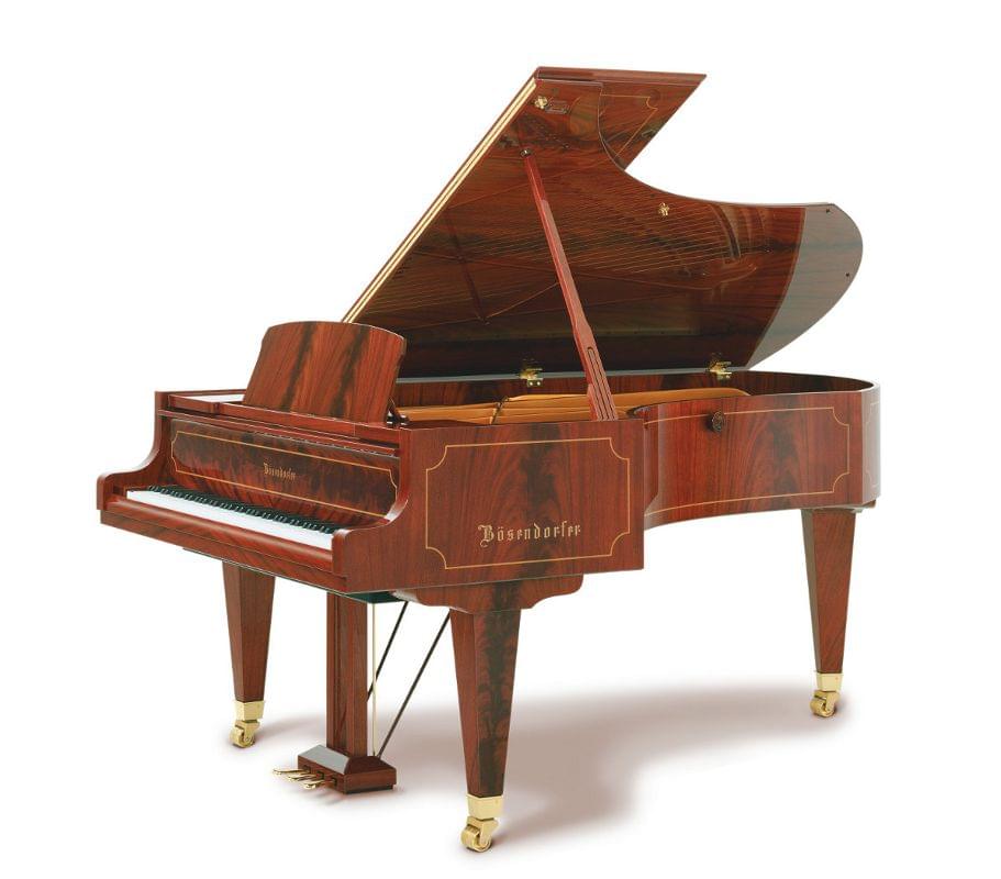 Imagen Imagen piano de cola BÖSENDORFER model especial Senator caoba pulido con banqueta