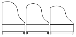 Imatge contorns disponibles per a piano de cua BÖSENDORFER disseny Edge